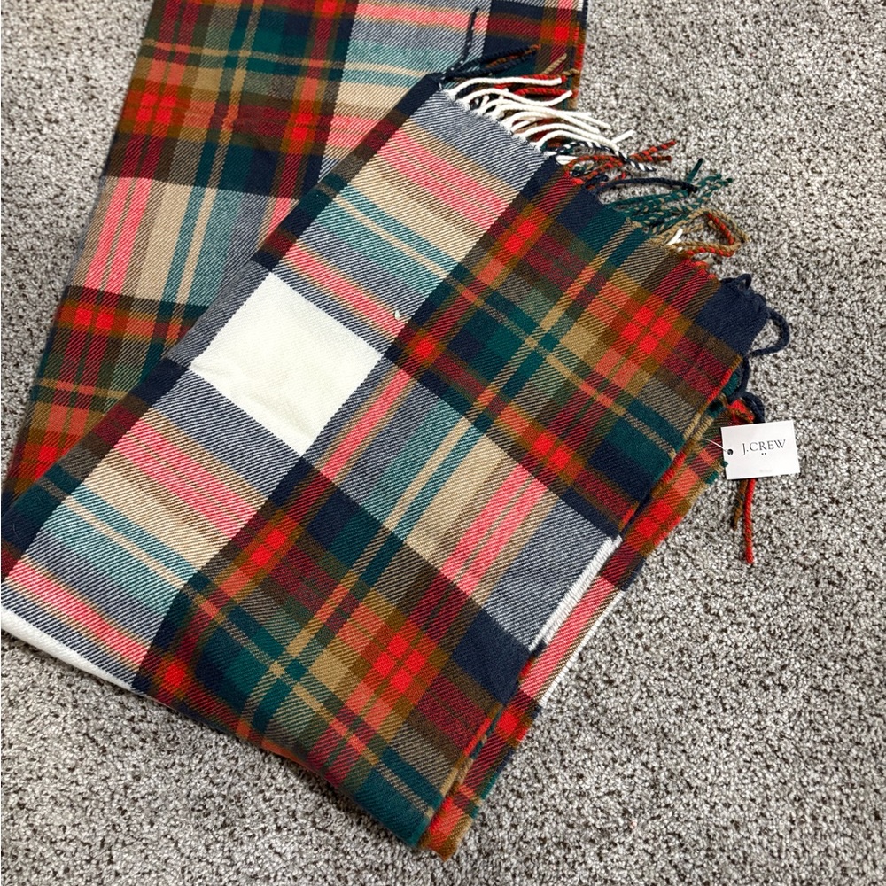 J. Crew Multicolor Plaid Scarf - Picture 10 of 13